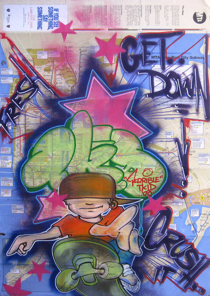 T-KID 170  -  "Get Down" NYC Map