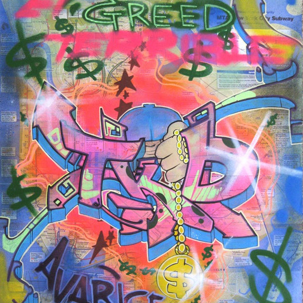 T-KID 170  -  "Greed" NYC Map
