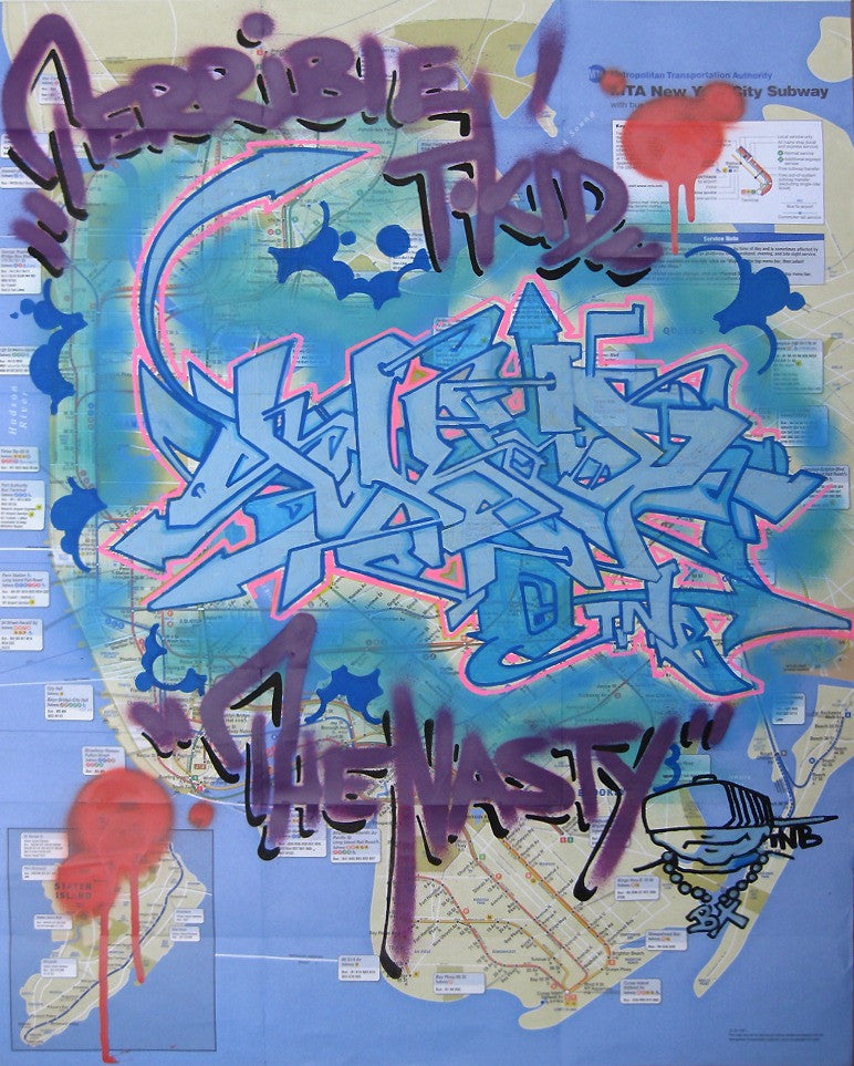T-KID 170  -  "The Nasty" NYC Map