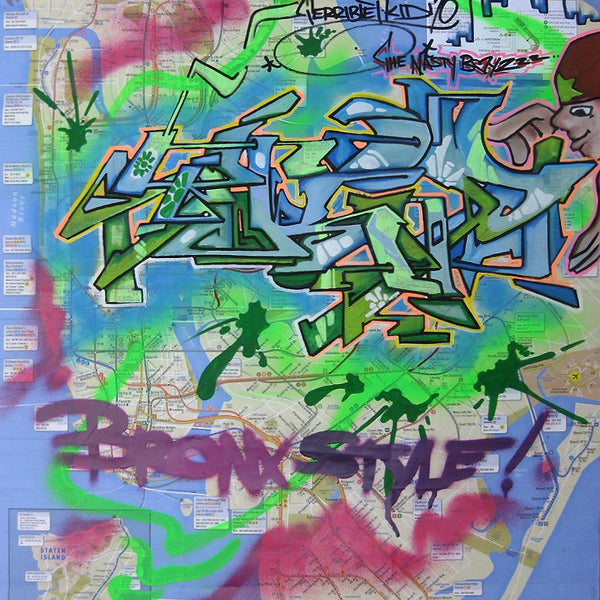 T-KID 170  -  "Bronx Style" NYC Map