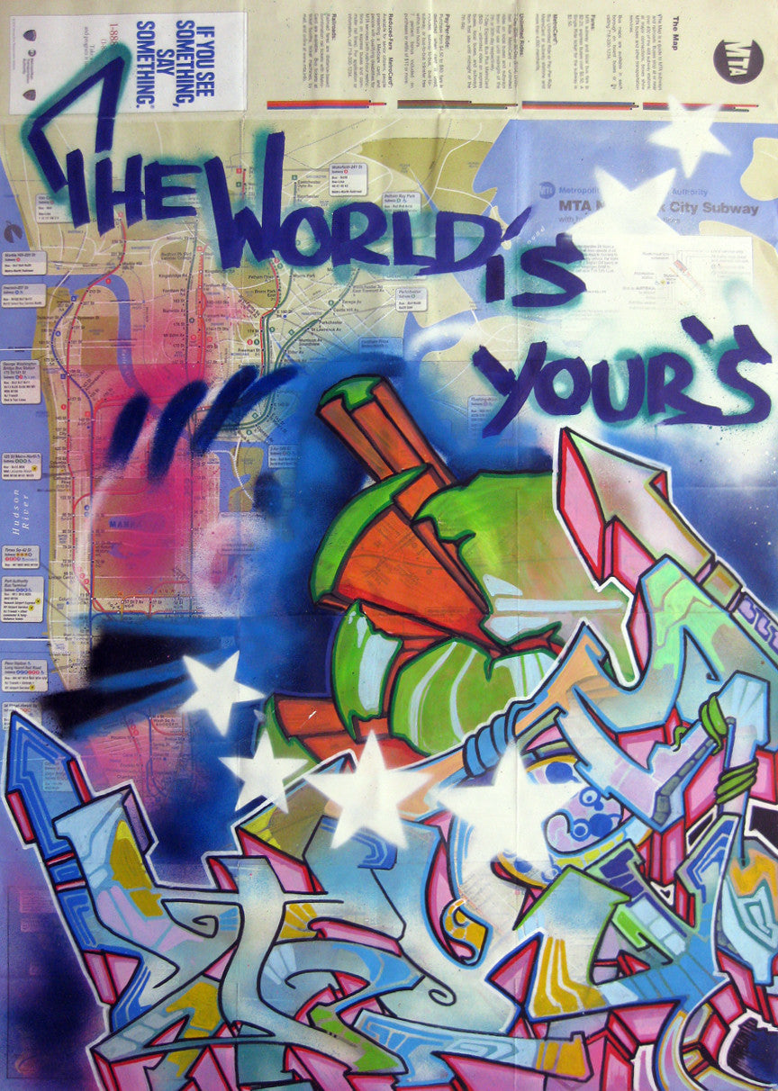 T-KID 170  -  "The World is Yours" Map