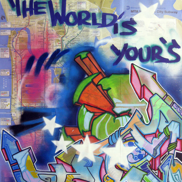 T-KID 170  -  "The World is Yours" Map