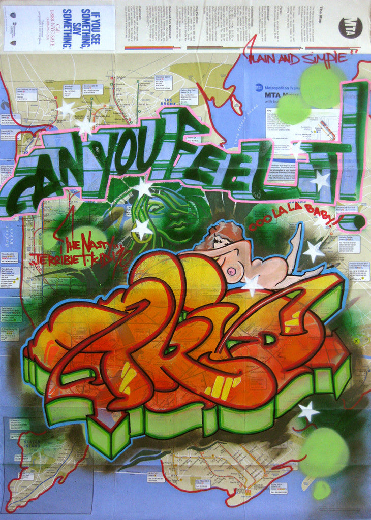 T-KID 170  -  "Can u Feel It" NYC Map