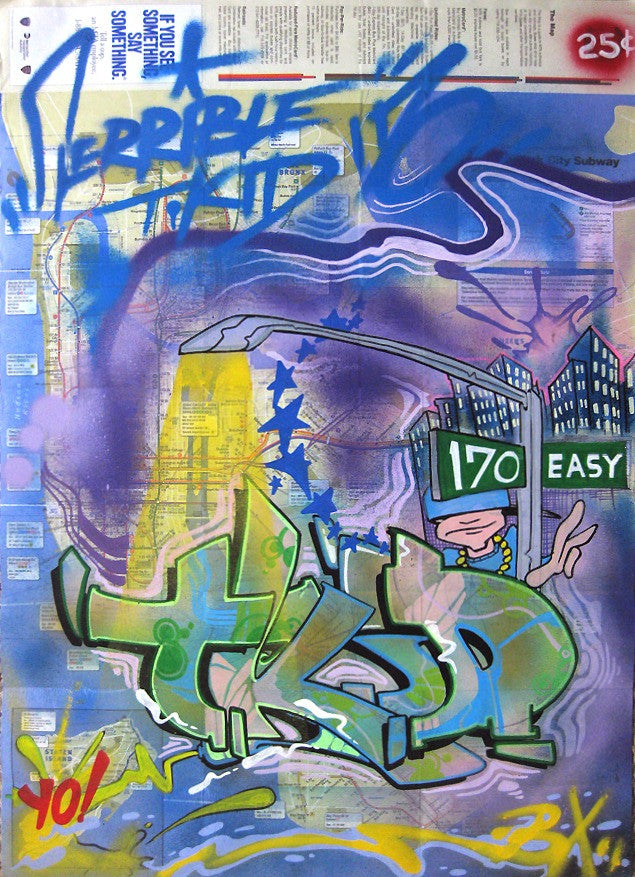 T-KID 170  -  "Yo"  NYC Map