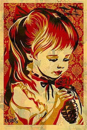 SHEPARD FAIREY - "War by Numbers" Offset