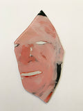 David Wojnarowicz -"Regan" Painting on Glass