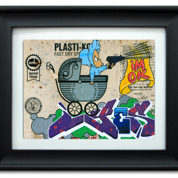 YES2 - "Plasti-Kot" Vintage Label
