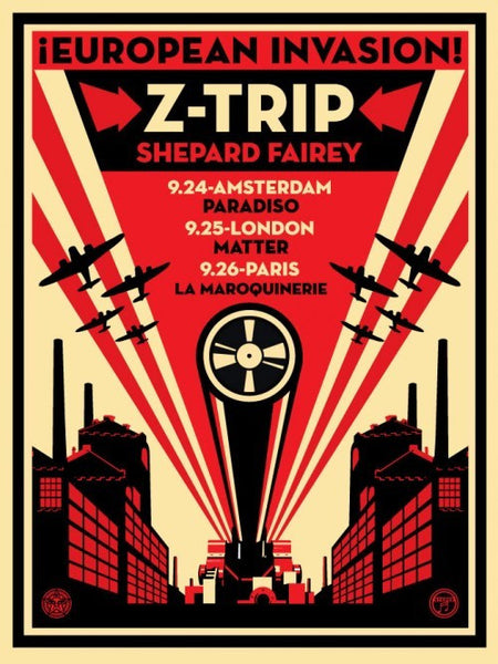 SHEPARD FAIREY - "Z-Trip Europe"