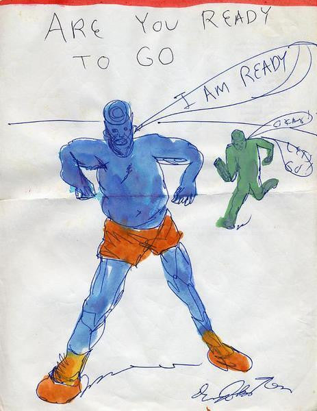 DANIEL JOHNSTON -  "Are you ready to go"