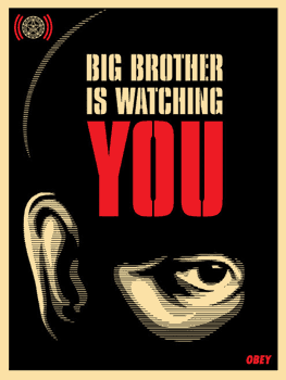 SHEPARD FAIREY - "Big Brother is watching"