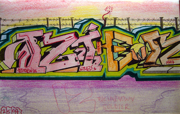 IZ THE WIZ - Black Book Drawing #9