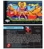 limited edition Pack of 21 Graffiti Trading cards
