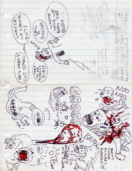 DANIEL JOHNSTON -  "Cartoon 3"