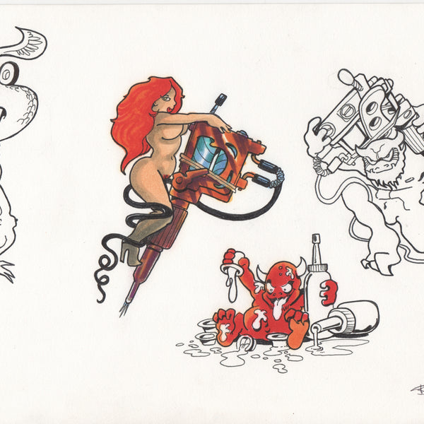 MARK BODE  "Bode Original Tattoo Flash "