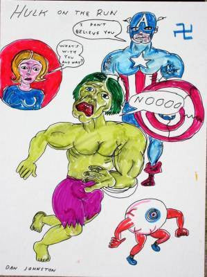 DANIEL JOHNSTON -  "Hulk on the Run