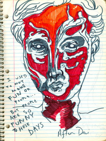 DANIEL JOHNSTON- "After Dali" Notebook Drawing