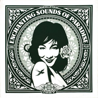 SHEPARD FAIREY - "ENCHANTING SOUNDS LARGE FORMAT ALBUM SCREEN PRINT"