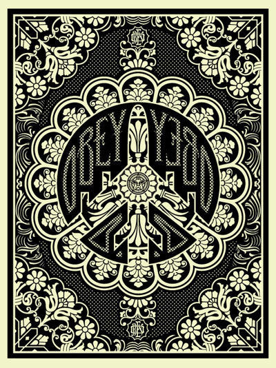 SHEPARD FAIREY - "Peace Bomber" Black