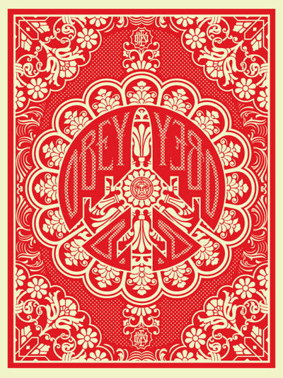 SHEPARD FAIREY - "Peace Bomber" RED