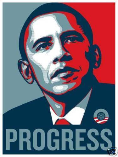 SHEPARD FAIREY - "Barack Obama" SMALL