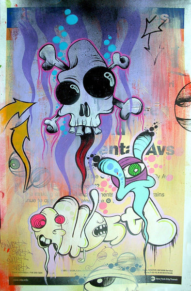 GHOST- "Subway Poster Painting #3"