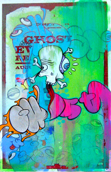 GHOST- "Subway Poster Painting #16"