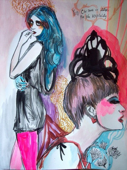 KIME BUZZELLI -"You can thank us later for the hospitality"