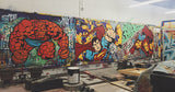 GRAFFITI ARTIST SEEN  -  "The Thing"  Aerosol on  Canvas