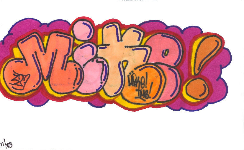 IZ THE WIZ - "MIKE" Drawing