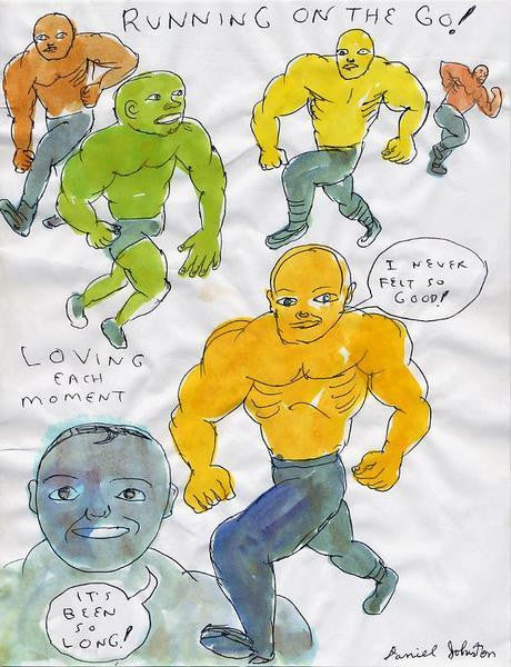 DANIEL JOHNSTON -  "Love each moment"