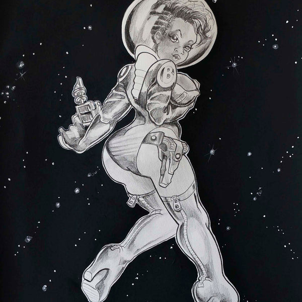 MARK BODE  " Space Broad" Drawing