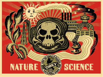 SHEPARD FAIREY - "Obey Nature Science" Green