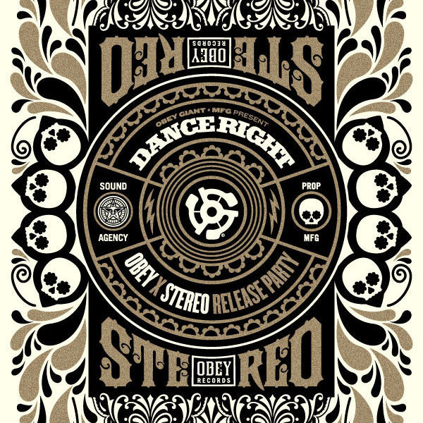 SHEPARD FAIREY - "OBEY - MFG - STEREO Collab "