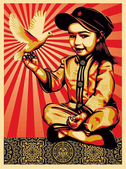 SHEPARD FAIREY - "Vivi La Revolucion"
