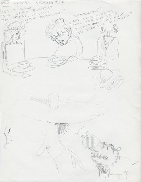 DANIEL JOHNSTON -  "Old ladies sipping tea"