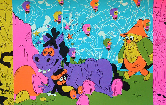 Paper Rad- Cartoon Workshop "Horsey Silkscreen"