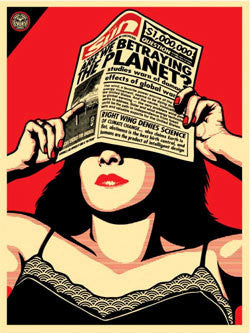 SHEPARD FAIREY - "Global Warning"