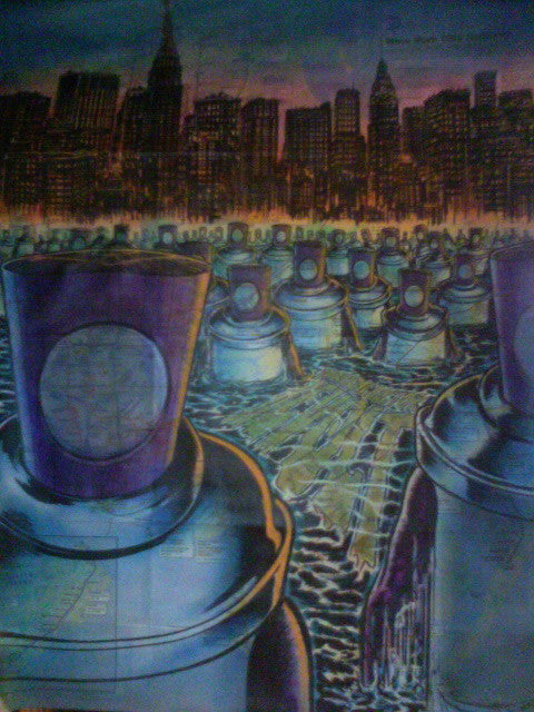 REVOLT -  "March of the Canman Zombies 2." NYC Map