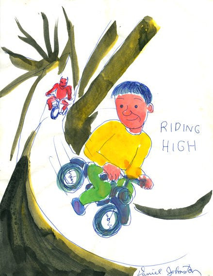 DANIEL JOHNSTON - "Riding Hign"