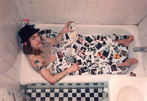 DAVE SCHUBERT - Dash in Bathtub with Polaroids-2004