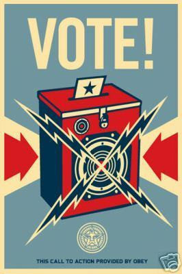 SHEPARD FAIREY - "Vote"