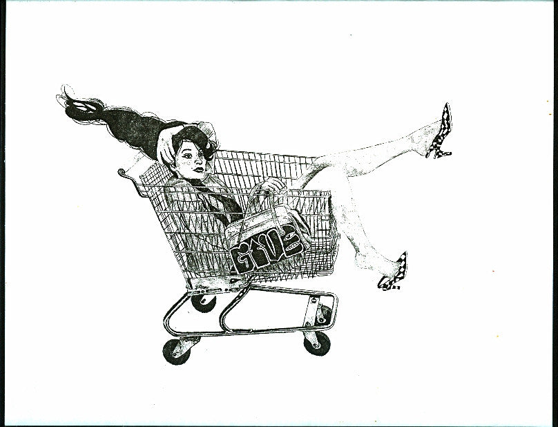 ALBERT REYES -  "Shopping Cart" Print