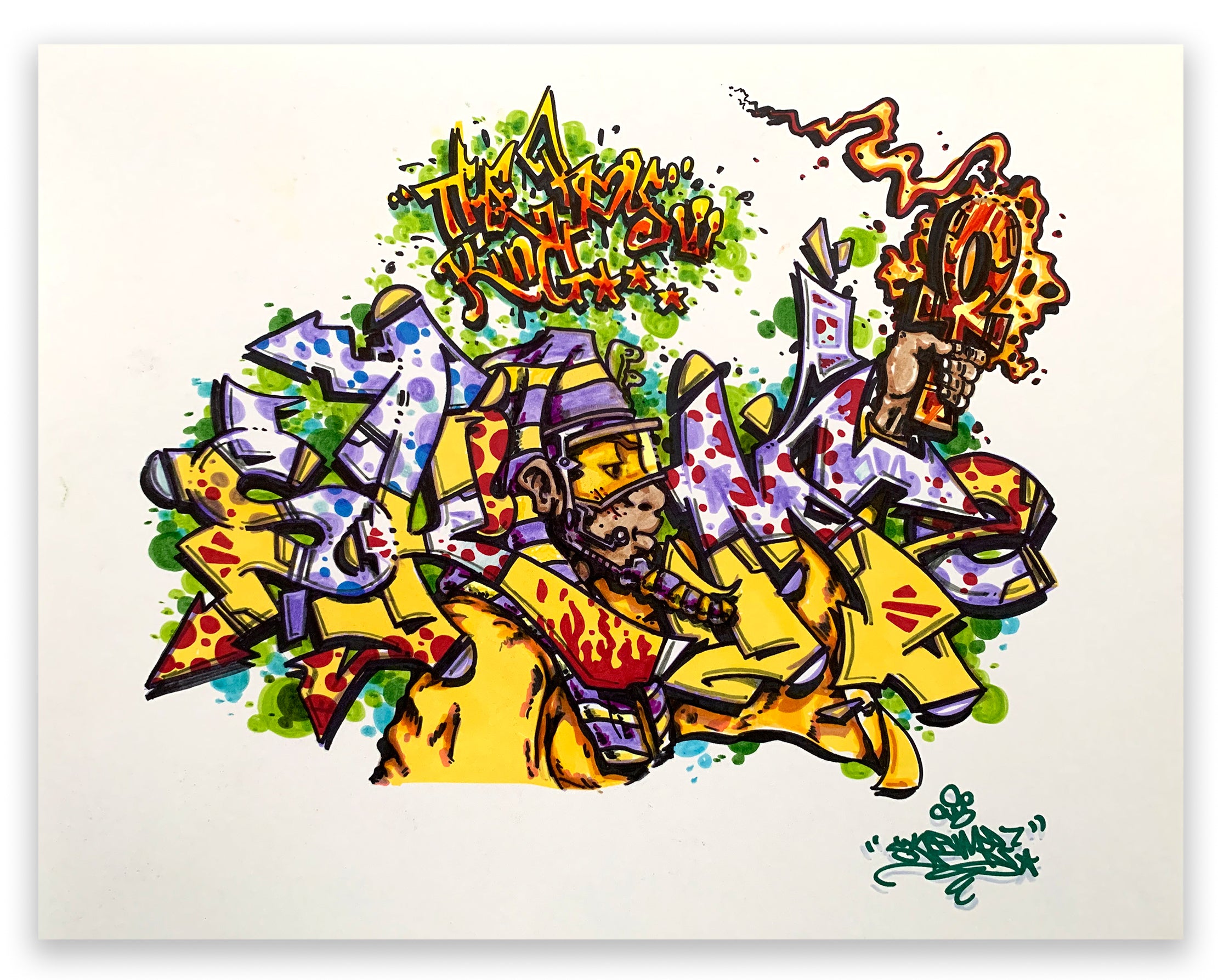 SKEME - "The Boy King" Drawing