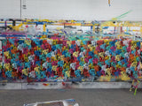 SEEN  -  "Large Multi Tags and Pink Multi tags"  Aerosol on  Canvas
