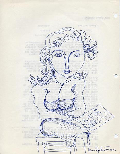 DANIEL JOHNSTON -  "Untitled#3"