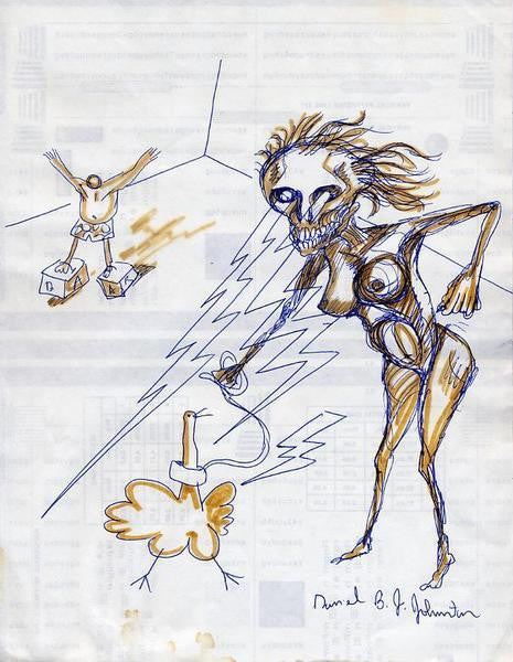 DANIEL JOHNSTON -  "Untitled #5"