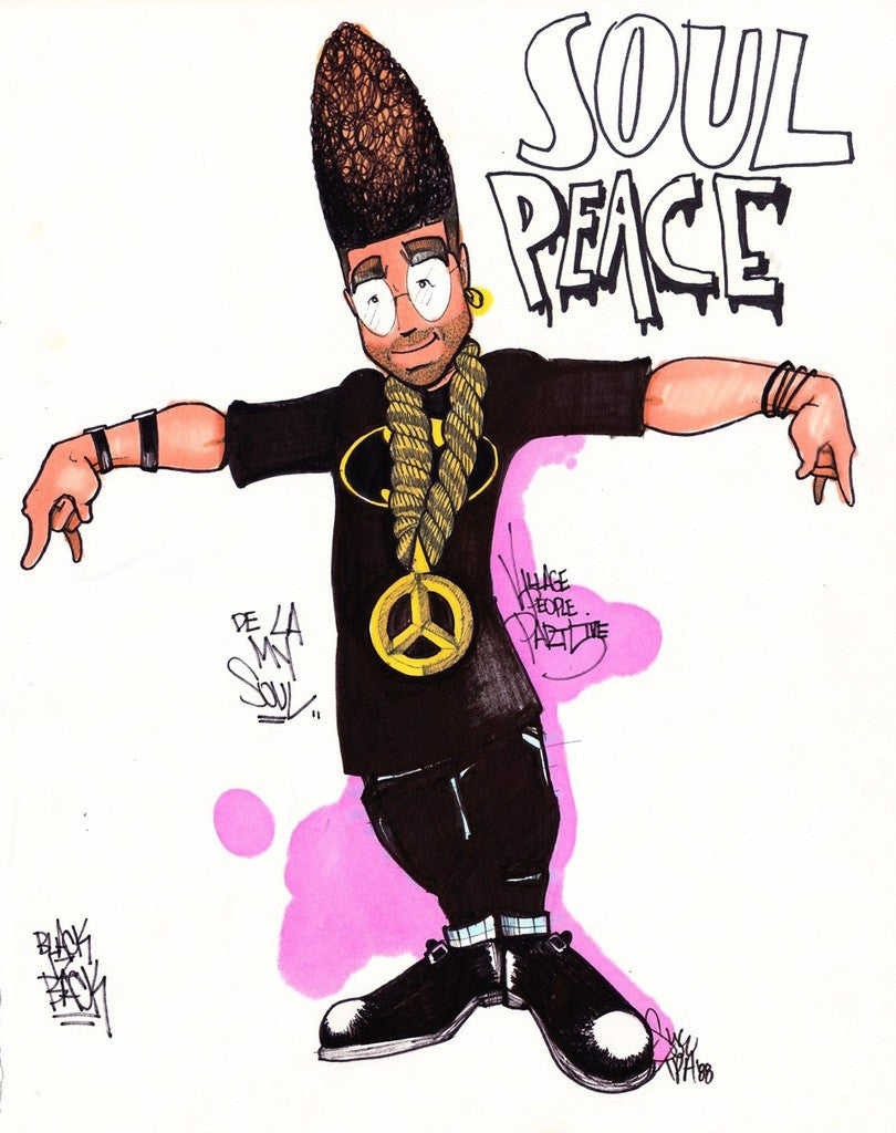 SYE - "Village 5" Black Book Drawing