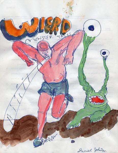 weird monsters artwork DANIEL JOHNSTON -
